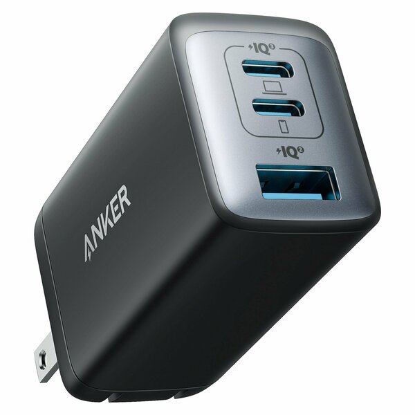 Anker Powerport 3 3 Port Wall Charger 65w, Black A2667J11-1